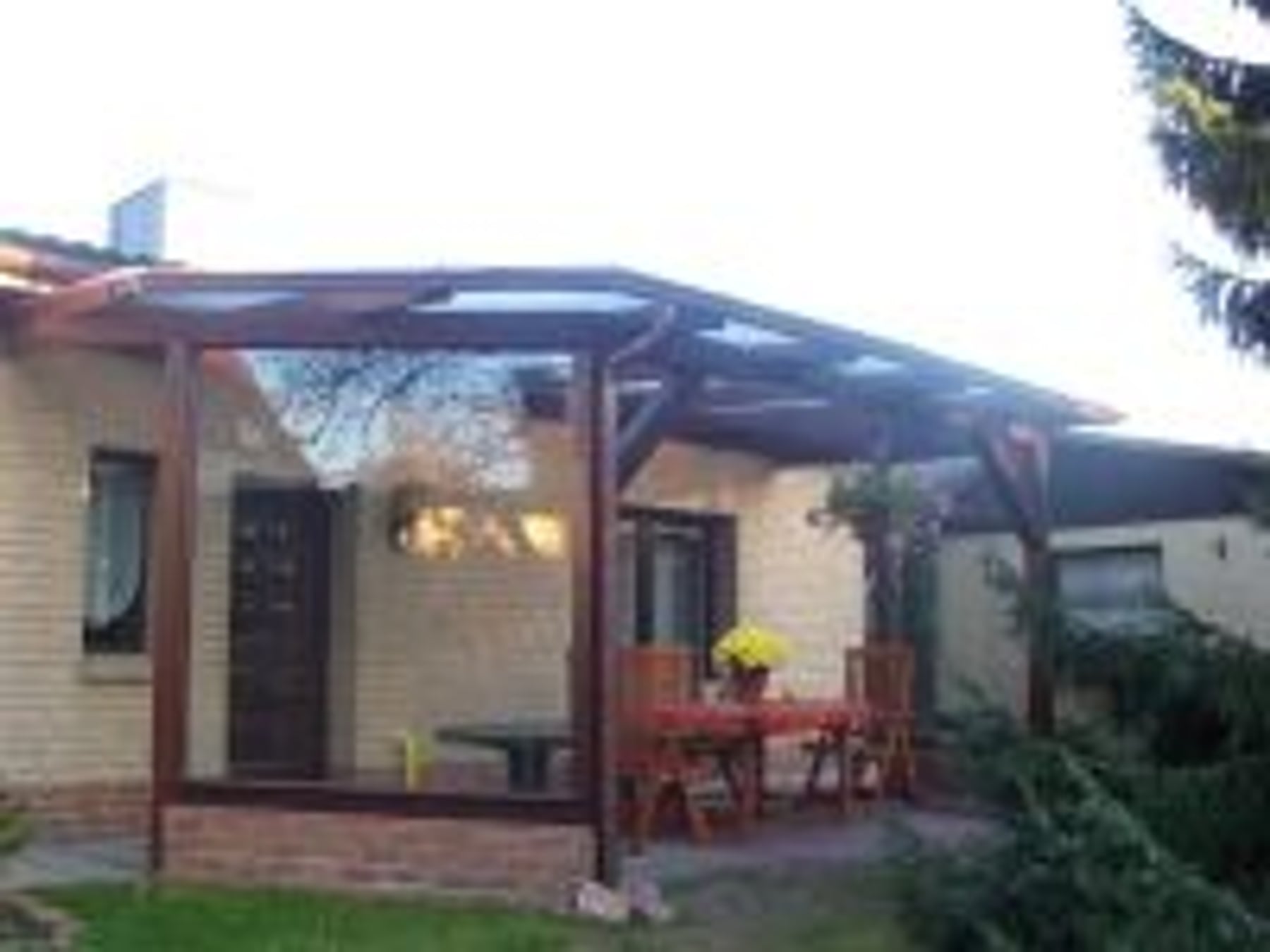 Terrassenüberdachung mit Glasdach